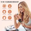 5 in 1 Hair Waver Curling Iron3 Barrel Crimper with Fast Heating Up 04125 Inch Wand Curler for All Types 240226