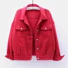 Jaquetas femininas jaqueta jeans outono primavera moda casacos plus size solto longo outerwear 240305