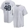 2 Jeter 99 판사 야구 유니폼 Yakuda Cool Base Jersey Dhgate 22 Soto 11 Volpe 48 Rizzo 27 Stanton 7 Mantle 4 Gehrig 4 Gehrig 45 Cole