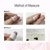 Handgjorda mandelpress på naglar återanvändbart lim False Full Cover Nail Tips Acrylic Artificial Manicure for Girls Art 240305
