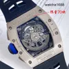 Casual horloges Modieuze horloges RM-polshorloge RM011-FM Platina originele diamantset Felipe Massa Limited Edition RM011 Herenmode, casual zakelijk horloge