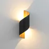 Lampada da parete Lampada da parete moderna a LED Impermeabile IP65 Su Giù 10W Illuminazione per esterni Casa Hotel Negozio Corridoio Portico Sconce Lampade da parete AC 220V 110V