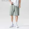 Męskie spodenki Lappster-youth Summer Black Casual Shorts 2023 Koreańskie mody luźne spodenki do koszykówki workowate workowate dresowe spodnie Q240305