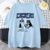 T-shirt Femme Tshirt Streetwear Japonais Harajuku Drôle Boire Chat TShirt 100% Coton Été Dessin Animé T-shirt Unisexe Hip Hop Tops Tees