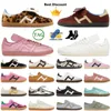 adidas gazelle samba wales bonner sambas gazelles shoes 톱 디자이너 Pony Leopard 블랙 실버 메탈 플랫폼 남자 운동화 【code ：L】