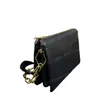 Designer bolsa feminina corrente de metal alça de ombro de couro genuíno bolsa de ombro mulher bolsas de luxo moda crossbody sacos de lona de moda sacos pretos