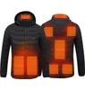 PARATAGO nouveaux hommes femmes vestes chauffantes hiver chaud USB vêtements chauffants thermique coton randonnée chasse pêche Ski manteaux P91139430743