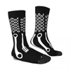 Meias masculinas Mecânico de carro Auto Unissex Inverno Caminhadas Happy Street Style Crazy Sock