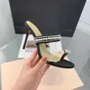 Casual Designer Moda Donna Sexy Lady Rosa Fiocco di raso Perle di cristallo Con cinturino Tacchi alti Sandali con strass Scarpe da festa Muler Pantofola Sandalias De Las Mujeres 10 cm