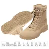 Outdoor Shoes Sandals Tactical Boots Men Boots Breathable Desert Combat Army Boots Outdoor Hiking Boots Ankle Shoes Men Work Safty Shoes YQ240301