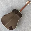 2023 NOWOŚĆ 41 CALNY Solidny świerkowy górny Abalone Flowers InLays Acoustic Guitar