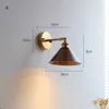 Wall Lamp IWHD Modern Walnut Wooden LED Wall Light Fixtures Adjustable Up Down Bedroom Stair Beside Lamp Nordic Copper Wandlamp Luminaira