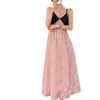 Light Luxury Slimming Style Dress 2024 Spring Dress New French High Waist Mid Length Dress
