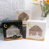 New 2/4Pcs Ramadan Decorations Cupcake Bakery Muffin Pastry Treat Holder Boxes For Eid Mubarak Muslin Party Baking Supplies