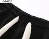 Caayu Spring Streetwear Men Korean Fashion Y2K Loose Straight Wide Ben Pants Mane Brand Clothing Black Grey Cargo Pants 230226