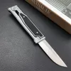 Theone Free-Swing Carry Folding knife D2 Drop Blade Aluminium + G10 Handles Tactical Pocket Knives BM42 EDC Tools