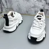 Hochzeitsfeier Designer -Kleiderschuhe Mode atmungsaktiven vulkanisierten Schnürsenkel Casual Sneakers rund Zeh Dicke Boden Freizeit Walking -Ladung W4 7565