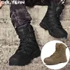 Outdoor Shoes Sandals Warm Lightweight Shoes High Top Desert Boots Men Tactical Boots Durable Training Shoes Sports Climbing Ankle Boots YQ240301