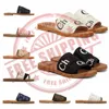 Livraison gratuite femmes woody slides designer toile caoutchouc pantoufles blanc noir doux rose voile femmes mules sandales plates chaussures de plage de mode