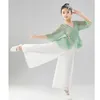 Stage Wear Chinese Style Suit Tops And Pants Children Dance Costumes Girls Classical Qipao Cheongsam Performance