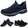 Chaussures de course pour hommes femmes pour noir bleu respirant confortable sport formateur sneaker GAI 001