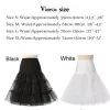 Spódnice vintage krótka puszysta makijaż makijaż panna młoda cosplay sukienka ślubna Petticoat damska retro 50s huśtawka Fancy Set Fanta Rockabilly