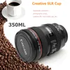 Kupalar Yaratıcı SLR Kamera Lens Şeklinde Drinking Cup 420ml İçecek Yazılım