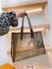 ファッションデザイナーバッグ透明なゼリートートバッグレディーストートバッグワンショルダークロスボディ大きなショッピングバッグ