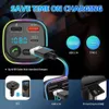 Ny MP3 -modulator Playercar Bluetooth 5.0 FM Handsfree USB Calling With Ambient Light Sändar Charger Fast Dual Q3T3