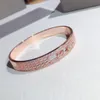 designer armband voor dames diamant Verguld 18K Ingelegd met natuurlijk 925 zilver officiële reproducties Europese maat merk designer premium geschenken 011