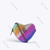 Luxury Kurt Geiger torebka Orle Heart Rainbow Tote Borka Kobieta skórzana torebka