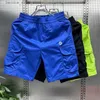 Męskie spodenki letnie męskie spodenki na plażę Koreańskie sporty mody szorty na zewnątrz swobodne odzież męska Wysokiej jakości niebieskie szorty kieszonkowe 2023 NOWOŚĆ Q240305