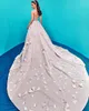 Elbise Parlak Düğün Kristal Boncuk Pembe Tweetheart Omuz Balo Elbise Gelin Bow Vestidos De Novia Es ile Elbiseler