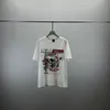 T-shirty Mężczyźni Designer Biała koszulka swobodna moda luźna krótka koszulka mężczyźni kobiety ubrania uliczne Q28