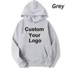 Men's Hoodies 2024 Custom Your Logo Hoodie For Men And Women Couples Fleece Warm Loose Fit