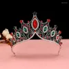 Hair Clips Wedding Tiara Crystal Bridal Crown Silver Color Baroque Diadem Veil Tiaras Accessories Headpieces Head Jewelry