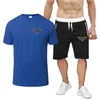 designer di marca di lusso Tute da uomo Set Jogger Abbigliamento sportivo sportivo Tute da uomo Tute da due pezzi T-shirt Pantaloncini a maniche corte stampati estivi