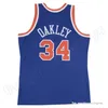 Knick Nate Robinson Patrick Ewing Maillot de basket New John Starks York Phil Jackson Larry Johnson Latrell Sprewell Willis Reed MitchellNess Blanc Bleu Taille S-XXXL