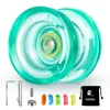 MAGICYOYO Responsive Crystal YoYo K2 Plastic Yo for Kids Beginner Replacement Unresponsive Bearing for Advancer 240222