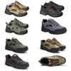 Men's Mountaineering Shoes New Four Seasons Outdoor Labor Protection Large Size Men's Shoes Breathable Sports Shoes Running Shoes Fashion Canvas shoes 43