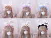 Pâques enfants en peluche oreilles de lapin bâtons de cheveux filles ruban arcs princesse cheveux accessoires enfants cosplay fête bandeaux Q45828419308