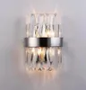 Nowe nowoczesne kryształowe lampy ścienne Sconce LED wewnętrzne oprawy oświetleniowe do wystroju domu sypialnia korytarza łazienki 5085507865375