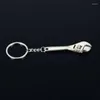 Keychains 10st Novelit Gift Fashion Justerbar skiftnyckelbil Nyckelring Alloy Keyring Creative Charm Metal Key Holder KeyFobs Wholesale J106