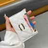 2024 Luxury Brand P Fashion Designer Card Holders Classic Pattern Caviar Wholesale Small Gold Silver Hardware Woman Small Mini Wallet Pebble Leather With Box Louiss