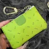 Key Rings Designer Keychain Wallet Keyring Pouch Fashion Chains Card Holder Luxury Coin Portachiavi Bag Pendant Headset Lipstick Leather Embossing 3D Purses Ring