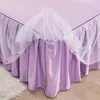 Bed Skirt Brushed Skin-Friendly Four-Piece Set Breathable