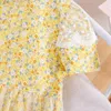 Girl Dresses Summer Baby Kids Floral Dress For Girls Clothes Princess Prom Outfits Short Sleeve Children Teenagers Costumes 4 6 8 10 12