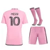 2024 2025 Messis Inters Miamis Men Kid Kit Set Child Boy Soccer Jerseys Football Shirts Matuidi Higuain Trapp Pellegrini Pizarro Sergio Football Shirt