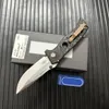 Mini 273-03 Shane Adamas Coltello pieghevole 3,25 "CPM-MagnaCut Lama Manici in fibra di carbonio marmorizzata Campo esterno Caccia Tasca Tattica Autodifesa 273 Strumenti EDC