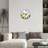 Wall Clocks Clock For Bedroom 8 Inch Simple Silent Decorative Round Living Room Small Stud